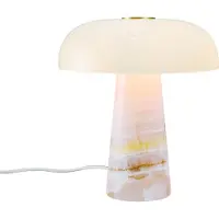 Design For The People by Nordlux Tischlampe Glossy, violett / pink / rose, für Wohn- / Esszimmer, Stein, Skandinavisch, Tischlampe