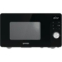 Gorenje MO20A3B Mikrowelle, 20 Liter, 800 W, 11 Automatik-Programme, Kindersicherung, Schwarz