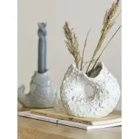 Creative Collection Fianna Vase, Weiá, Steingut