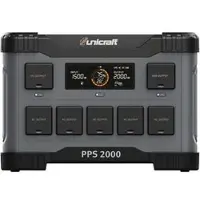 Unicraft Powerstation PPS 2400, 6770024, 2150 Wh Akkukapazität, 13 Anschlüsse, Ausgangsleistung 2400 W