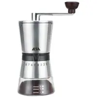 Ilsa Manuelle Kaffeemühle aus Edelstahl 18/10 und Borosilikatglas