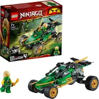 LEGO 71700 NINJAGO Legacy Lloyds Dschungelräuber Auto mit Minifigur Lloyd, Turnier der Elemente Bauset, Spielzeug für Mädchen und Jungen ab 7 Jahren