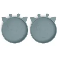 Nuuroo - Akila Silicone Plate 2-pack Giraffe - Lead