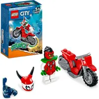 LEGO 60332 City Stuntz Skorpion-Stuntbike, Set mit Motorrad und Minifigur