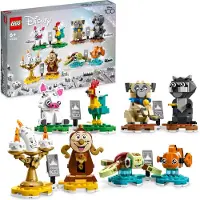 LEGO 43226 Disney: Disney Paare Set, 8 Figuren aus Findet Nemo, Vaiana, Die Schöne und das Biest, Pocahontas, Puppenhaus Spielzeug zum Bauen für Kinder ab 6 Jahren, 100 Jahre Disney Geschenk Home Deko