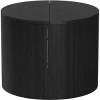 Vicco Couchtisch Tavilo Eiche/Schwarz 48 x 48 cm, Model 55192