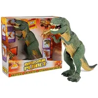 Leantoys IMPORT Batterie Tyrannosaurus Dinosaurier Green Walks