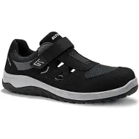 ELTEN Sicherheitssandale LONNY Compo black-grey Easy ESD S1PS, Gr. 47