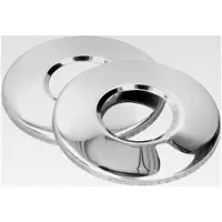 Markenlos Ersatzteile für Pool- und Spa-Leiter/Handlauf, Rosettenplatten aus Edelstahl, Abdeckplatte für 5-cm-Leiterrohrpool (2er-Pack)