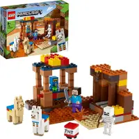 LEGO 21167 Minecraft Der Handelsplatz, Bauset mit Figuren