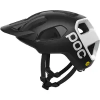 POC Cularis Helm Schwarz Weiß, Größe M