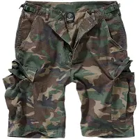 Brandit lässige Herren Shorts im Cargo-Look Baumwoll-Hose Camouflage