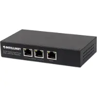 Intellinet 2-Port Gigabit High-Power PoE+ Extender, IEEE 802.3at/af PoE+/PoE, verlängert die Reichweite einer PoE-Verbindung um zusätzliche 100 Meter, 2 PSE-Ports, Metall