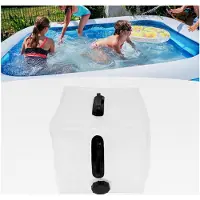 Markenlos Gewichte für Schwimmbadleiter, Sandsäcke für Pools, 20 L Faltbare Sandsäcke für Poolstufen, Befüllbare Gewichte für Pooltreppen