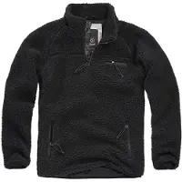 Brandit moderner Herren Hoodie Schwarz