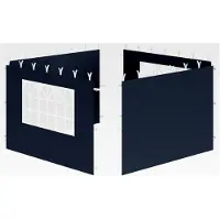 Markenlos Faltbarer Pavillon 3x3 m | Blau | Pop-Up Faltpavillon UV30, faltbares Gartenzelt, Klapp-Party-Zelt mit Tasche | Unterstand für Garten, Sonnenschutz, klappbarer Gartenpavillon, Pop-Up Zelt