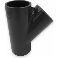 Trend-Pool PVC T-Stück 45° | Ø 50 mm | Grau