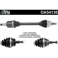 ERA Benelux DA54136 Antriebswelle Vorne Links passend für MERCEDES-BENZ A-Klasse (W169) B-Klasse (W245)