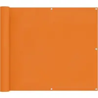 vidaXL Balkonsichtschutz Orange 100 x 1000 cm Oxford-Stoff