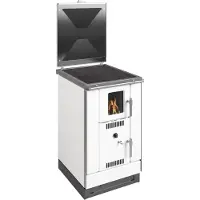 Wamsler wasserf. Küchenofen | K 158 F | Glaskeramik | 22 kW | Weiß
