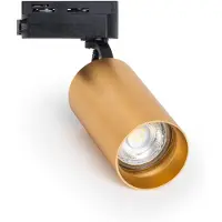 LEDKIA 1-Phasenstromschiene Strahler Lux für GU10-Glühbirne Gold