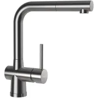 Schock Küchenarmatur mit Handbrause Laios edelstahlfinish 517125