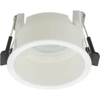 Licht-Erlebnisse Wand Einbauleuchte GU10 rund Ø 7 cm Weiß Modern