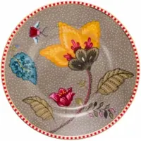 Pip studio Teller Home Petit Four Blooming Tales Fantasy Khaki 12 cm (6er Set)