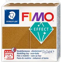 Fimo Knetmasse - - Metallic - Antikes Bronze - 57 g - Leicht zu kneten