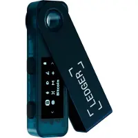 Ledger Nano S Plus, Bitcoin, Dash, Dogecoin, Ethereum, Litecoin, NFT, EAL5+, USB-Stick Hardware-Geldbörse, Blau, Kunststoff, Edelstahl, USB