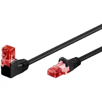 Pro 51517, 3 m, Cat6, U/UTP (UTP), RJ-45, RJ-45, Schwarz