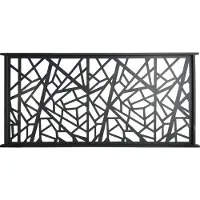 Floraworld Zaunfeld Amsterdam Aluminium 200 x 100 cm anthrazit