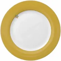 Pip studio Teller Home Plate Lily & Lotus Uni Yellow 26,5 cm (6er Set)