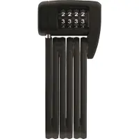 ABUS Faltschloss "Bordo Lite Mini 6055C" Set, mit Halterung, 2 Stk. tlg.