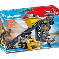 Playmobil Conveyor Belt with Mini Excavator, Kunststoff, Multi
