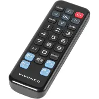 Vivanco ViVancoRR Z130, TV, Drucktasten, Schwarz