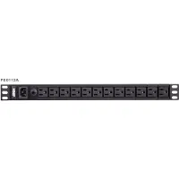 Aten Basis-PDU Serie, Standard, 1U, Aluminium, Schwarz, 12 AC-Ausgänge, C13-Koppler