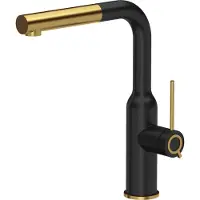 Quadron Küchenarmatur Quadron Angelina Q Line PullOut stehend anthrazit (84818011)