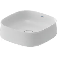 Duravit Zencha Aufsatzbecken 420 mm, ohne Hahnloch, 2373423279, Farbe: Weiß seidenmatt