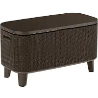 Keter Gartentisch Bevy Bar Cool braun Rattan