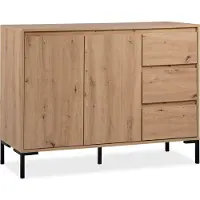 Freiraum Kommode "Korsika" in Nachbildung Artisan Oak. Abmessungen (BxHxT) 120x87x40 cm