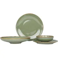 Bonna Geschirrset - Sage Hygge - 24 teilig - 6 Personen - Porzellan