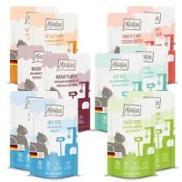MjAMjAM Nassfutter Katze Adult, Quetschie 12x125 g Mixpaket 3