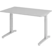 Hjh OFFICE PRO XTRA XB 12 SS - Grau 120 x 80 höhenverstellbar