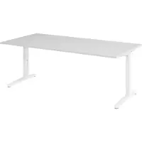 Hjh OFFICE PRO XTRA XB 2E WW - Grau 200 x 100 höhenverstellbar