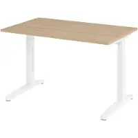 Hjh OFFICE PRO XTRA XB 12 WW - 120 x 80 Eiche höhenverstellbar