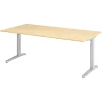 Hjh OFFICE PRO XTRA XB 2E SS - Ahorn 200 x 100 höhenverstellbar