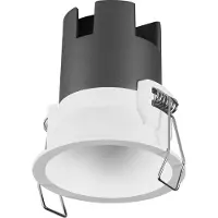 Osram SPOT TWIST Einbau-Downlight, weiß, 5W, 400lm, 840 WT, 70mm Durchmesser, kaltweiße Lichtfarbe, bis zu 90% Energieersparnis im Vergleich zu Halogen-Downlights, einfache Montage, 4000K