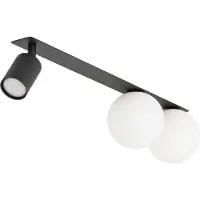 Licht-Erlebnisse Einbaustrahler Metall GU10 verstellbar Schwarz Weiß länglich Modern