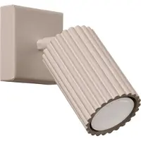 Licht-Erlebnisse Spot Lampe Aluminium verstellbar IP20 Taupe GU10 Modern